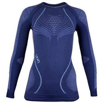 Uyn Ambityon Long Sleeve Base Layer for Women Deep Blue / White / Light Blue XS