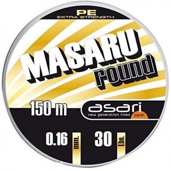Asari Masaru 150‑Meter Black 0.4 mm Round Braided Line (Unisex)