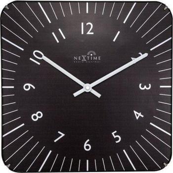 Nextime 3240ZW Orologio da Parete con Design Nero