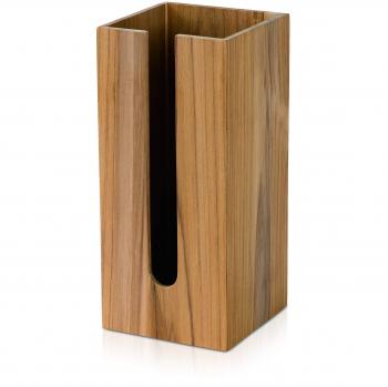 Möve Toilettenpapierhalter aus Holz, 15 x 15 x 33 cm