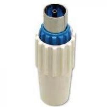 Connecteur mâle plastique pour antenne TV