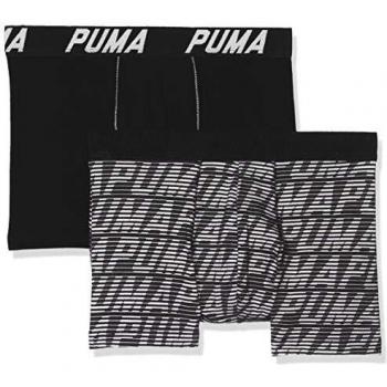 PUMA Herren Optical Logo AOP Boxer 2p Badehose
