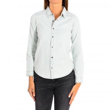 Camisa de Jeans Azul para Mujer 8381 Karl Marc John