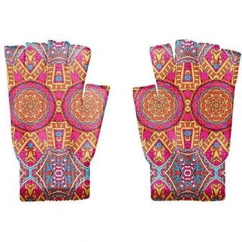 Mandala Elegante Guantes Deportivos de Otoño