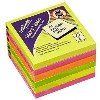 Snopake Neon Sticky Notes