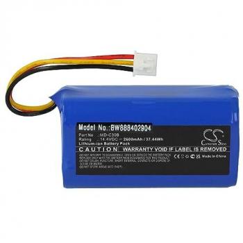 Batterie Vhbw pour aspirateur Blaupunkt D071-INR-CH-4S1P (2600mAh, 14,4V, Li-ion)