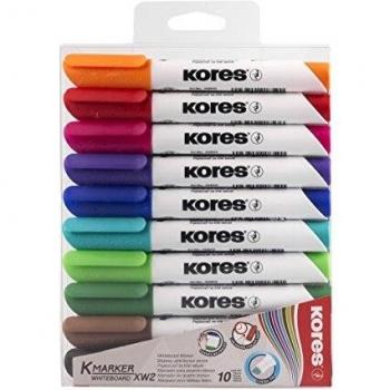 Kores Marqueur Tablette Blanche XW2 Lot de 10