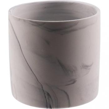 Marble Effect Candle Container Grey