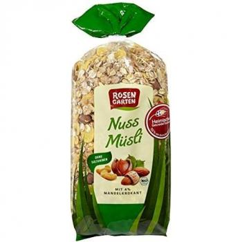 Rosengarten Nuss-Müsli, 3er Pack