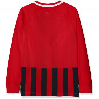 University Red/Black Striped Long Sleeve for Kids – Nike Division III (XL)