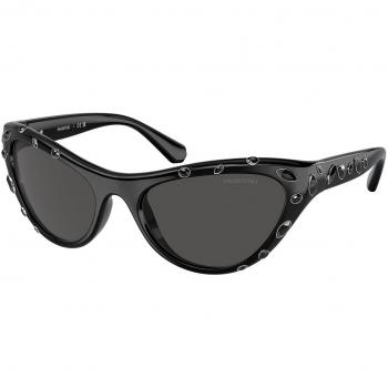 Swarovski SK6007 100187 Women's Designer Sunglasses Black 57