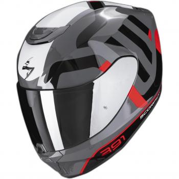 Scorpion EXO-391 Arok Casco Moto Integrale Nero Grigio Rosso Taglia L