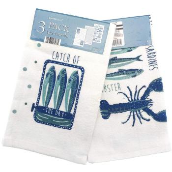 Oceanic Velvet Dish Towel Pack