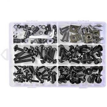 Kreema 177pcs Accessoires de Moto pour Yamaha Honda Suzuki Kawasaki