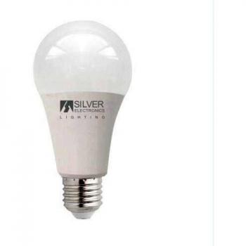 Bombilla LED Eco Decorativa Silver Electronics Estandar 20W=175W E27 3000K 2200 LM 2200º Luz Cálida A+