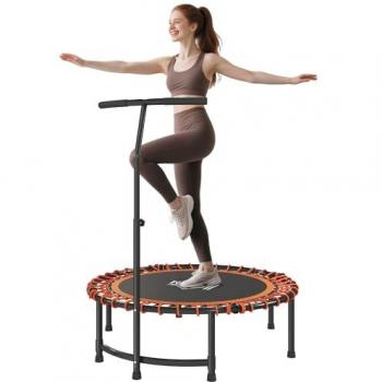 Orange Trampoline Hopper with Multi‑Adjustable Handle