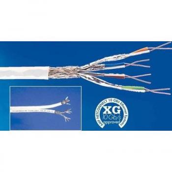 COMMSCOPE 2x4P Cat.7 Datenleitung AWG23 – 017110051 – S/FTP (weiß)