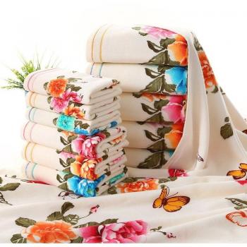3pcs Women’s Luxury Cotton Bath Towels