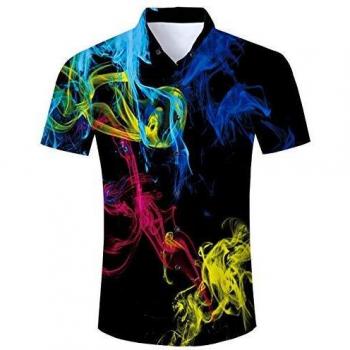 Shirt Hawaïen Drôle à Manches Courtes