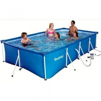 PISCINA C/TELAIO E POMPA 400X211X81 CM 56082