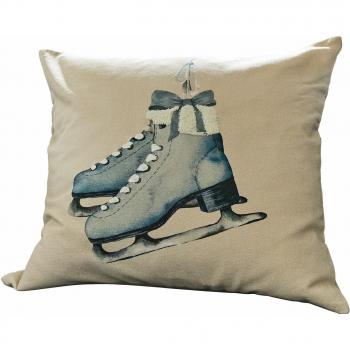 Housse de coussin Herveline en lin naturel