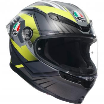 AGV K6 S Casco Integral Excite Mate Camo/Amarillo Fluo