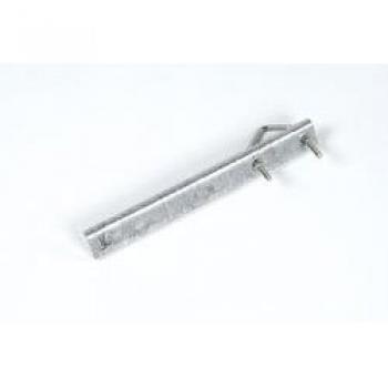 Soporte Mástil U 250mm Empotrable en Pared