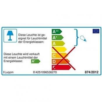 Janek Dimmable Spotlight Ceiling Light with GU10 Bulb, White, Vintage Antique Style, Metal, 1 Light Source, Lindby (for Living Room & Dining Room)