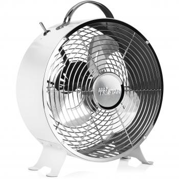 Ventilateur de table rétro Tristar VE-5967 – 25,40 cm – Blanc
