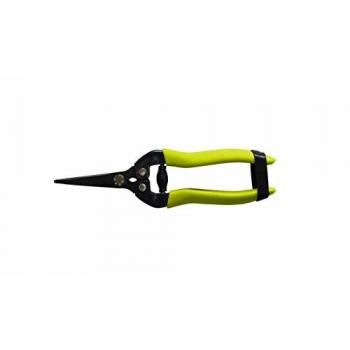 TIJERA PODAR ACERO CURVA/RECTA 19CM NATUUR