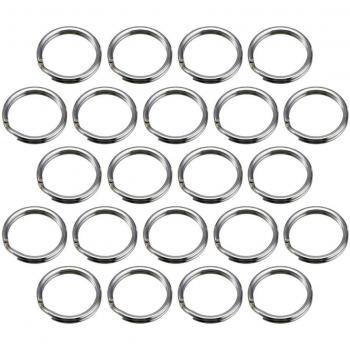 Anelli Acciaio Tondo 30mm – Set di 30 per Chiave