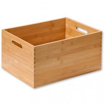 Cassetto Portaoggetti Kesper in Bambù 39x29x20 cm