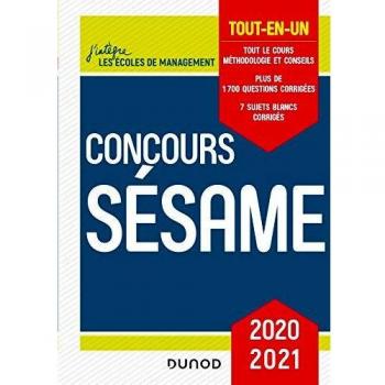 Concours Sésame 2020-2021