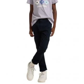 Pantalón Cargo Infantil Liso con Trabillas Silbon