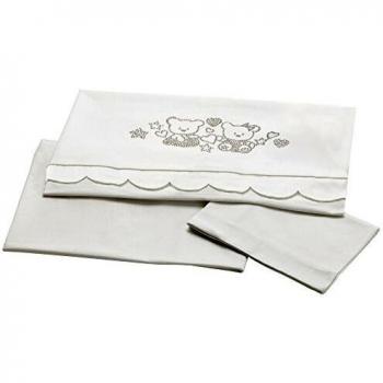 PALI Set Lenzuolino Per Letto Argento