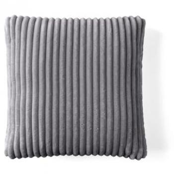 Coussin carré Colombine en velours côtelé 54x54 cm