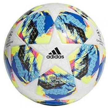 Adidas Finale TT J350 Fußballball – White/Bright Cyan