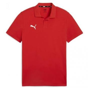 PUMA Maglietta Polo TeamGoal Uomo Rosso S