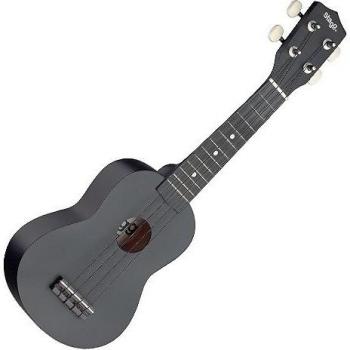Stagg Soprano Ukulele & Bag Night Black