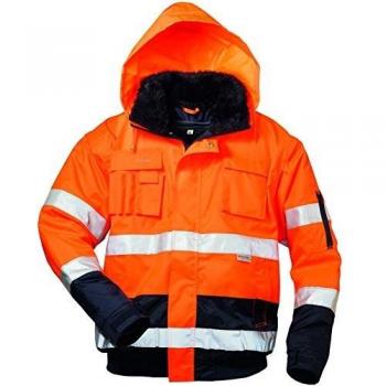 Veste pilote haute visibilité 2XL orange/marine