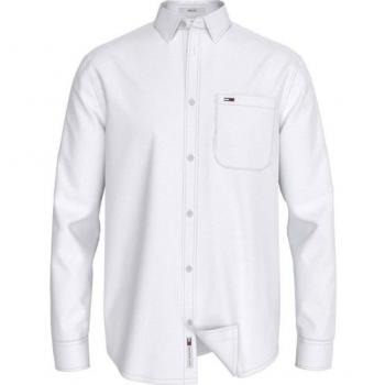 Tommy Jeans Hemd DM0DM18962 Weiß Regular Fit