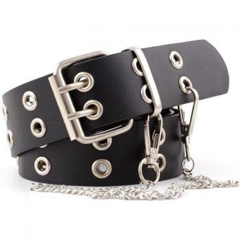 Cuir Urbain Noir & Chaîne