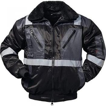 Giacca Pilota Kirkenes 4‑in‑1 Taglia M Nero‑Grigio
