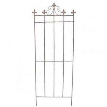 Treillage Jardin Fer Fleur De Lys 49x128cm