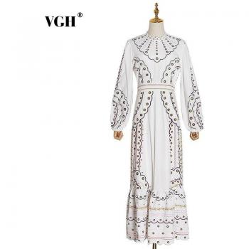 Vestido de Encaje para Mujer con Cintura Alta