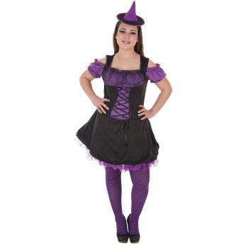 Costume de sorcière noire petite adulte