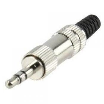 LUMBERG KLS 44 metal stereo 3.5mm jack plug con passacavo