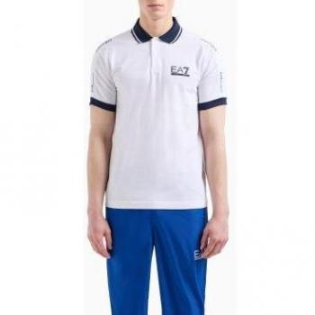 Camiseta EA7 para Hombre Blanco Manga Corta
