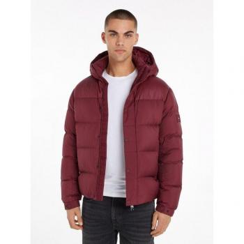 Tommy Hilfiger Red Mix Down Windbreaker with Hood