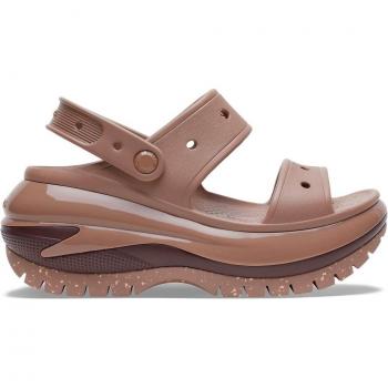 Mega Crush Sandale Femme – Couleur Marron – Tige à Deux Sangles – Semelle en Caoutchouc